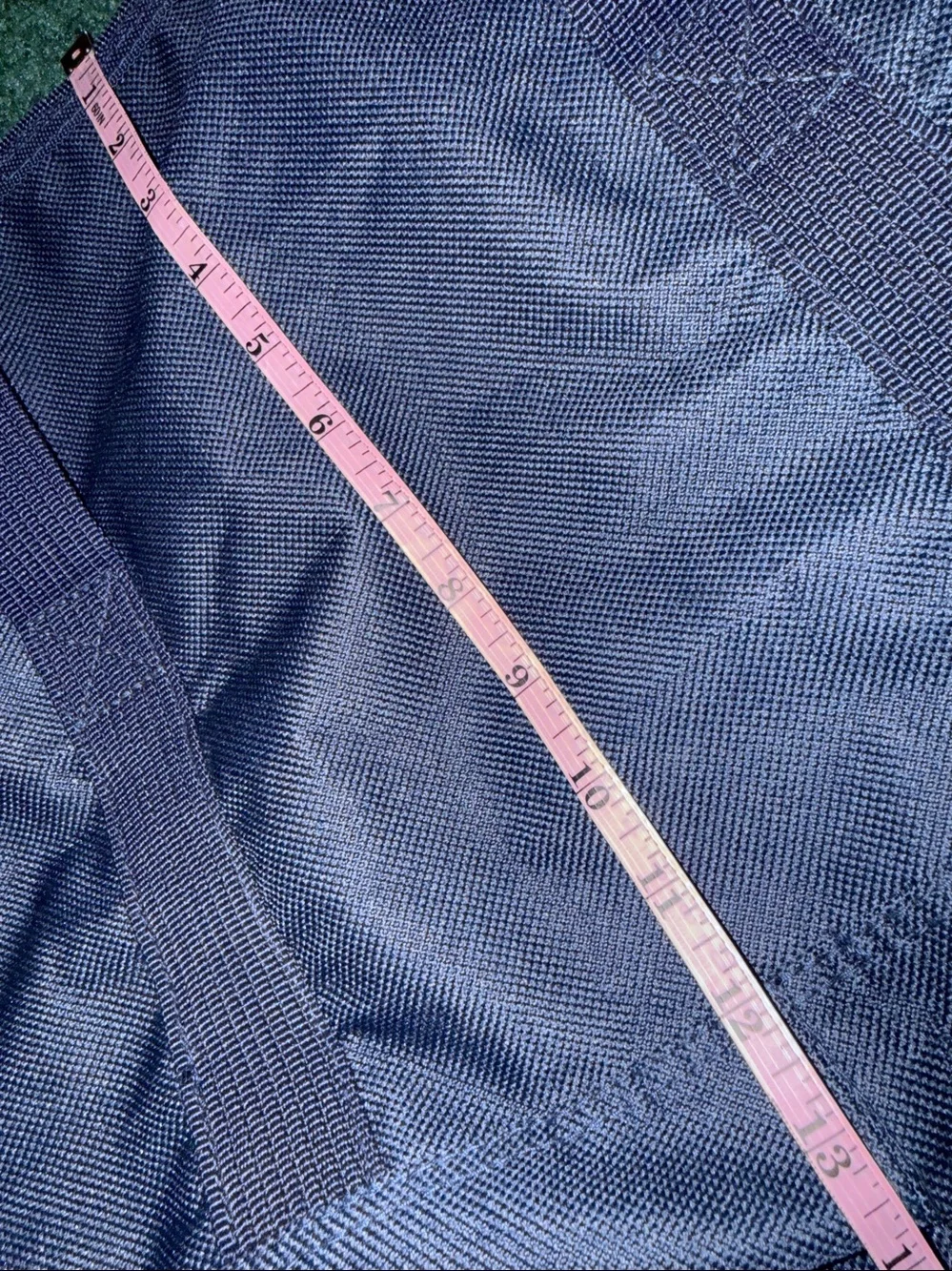 Nautica Navy Weekender Duffle/ Gym Bag  21”x10”x12”Yellow Center accent Stripe